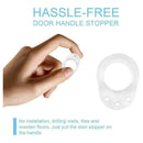 Transparent Doorstop Silicone Door Handle Buffer Wall Protector F6X2 X8G1