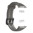 Watch Strap for HUAWEI HONOR Band 6 TPU Wristband Replacement Belt (Black) Newly