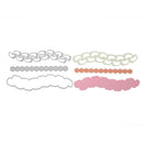 3pcs Footprint Cutting Dies Stencils Scrapbook Embossing DIY Album Cards