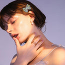 3pcs Bowknot Full Drill Diamond Painting Hair Clip DIY Rhinestone Bobby Pins