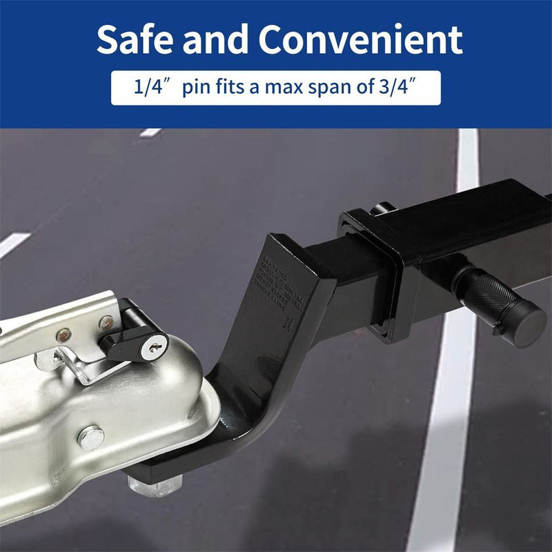 Extra Long Heavy Duty Tow Trailer Hitch Lock Pin Towing Hitch Lock Receiver