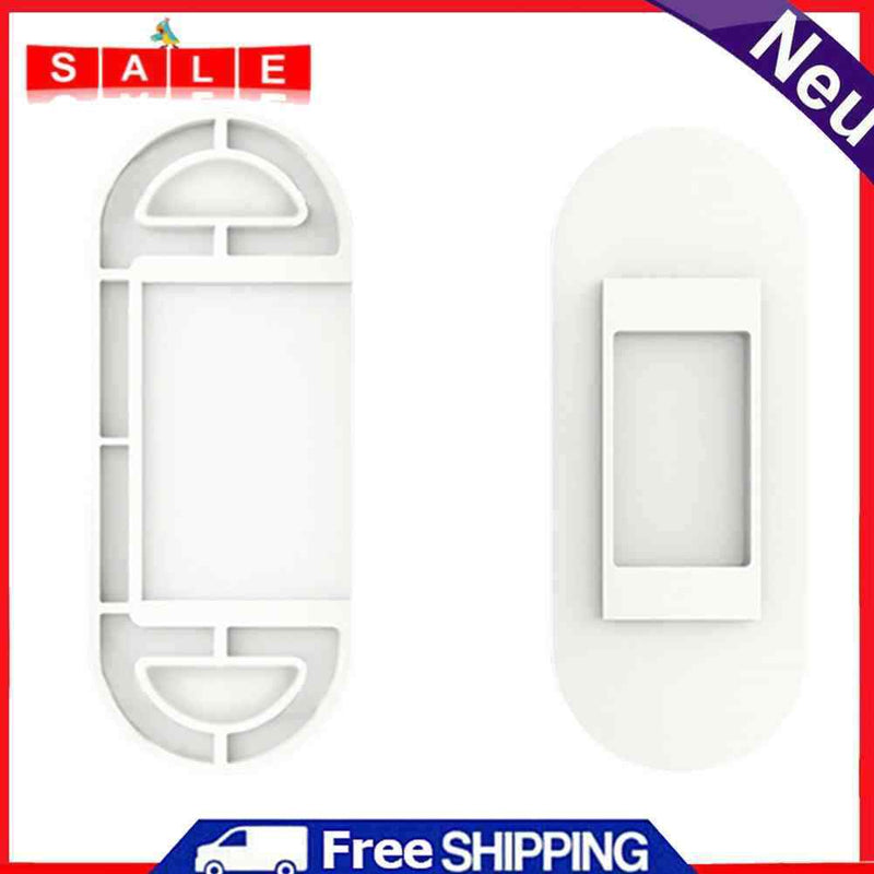 Adhesive Paste Wall Hanging Socket Holder Power Strip Organizer Storage Shelf