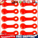 50pcs RISK Bicycle Bleed Nipple Screw Cap Oil Disc Brake Dust Cover (Red)