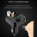 Dual USB Car Charger Bluetooth-Compatible Music Player FM Receiver Transmitter