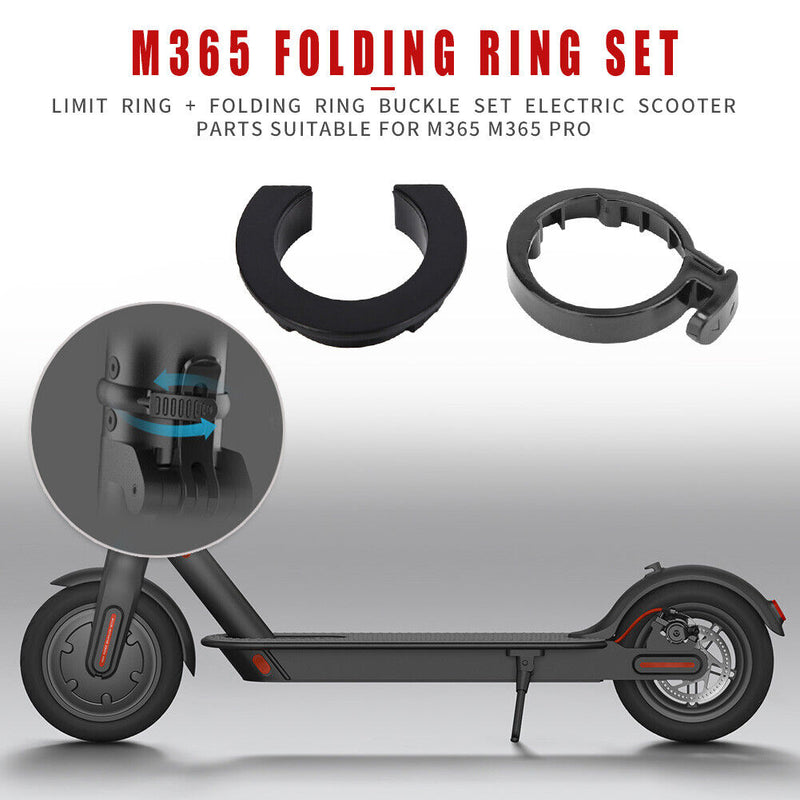 2pcs Electric Scooter Limit Ring + Folding Ring Buckle for M365 Pro Kick Sc