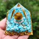 Crystal Energy Generator Pyramid Healing Stone Positive Energy Collect (E) Newly