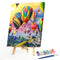 Frameless Oil Paint By Numbers Hot-air Balloon DIY Canvas Picture Craft Kit