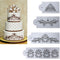 4X Flower Cake Cookie Fondant Side Baking Stencil Wedding Decor Mold Tool #F