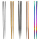 Stainless Steel Chopsticks Tableware Antiskid Food Sticks (Camouflage)