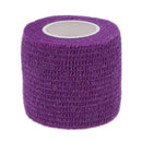 Sport Bandage Self Adherent Wrap Grip Roll Knee Protector (Purple)