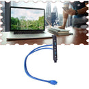 20Pin Header to Dual USB 3.0 Female Port Extension Adapter Bracket Rear U3O6