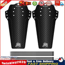ENLEE 2pcs MTB Bicycle Front Rear Tire Folding Fenders Bike Mudguard Black Newly
