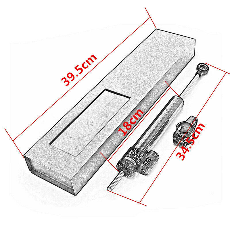 For Yamaha MT10 MT09 Universal Motorcycle Adjustable Steering Damper Stabilizer