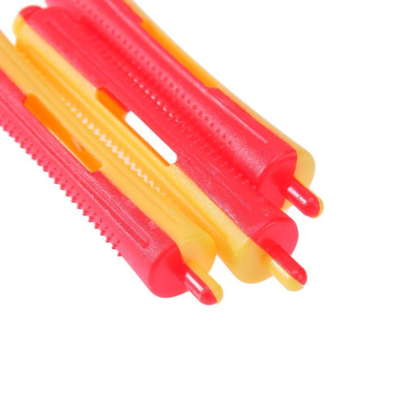 12pcs Perm Bar Rubber Band Hair Curler Hairdressing Tool(Random Color/5