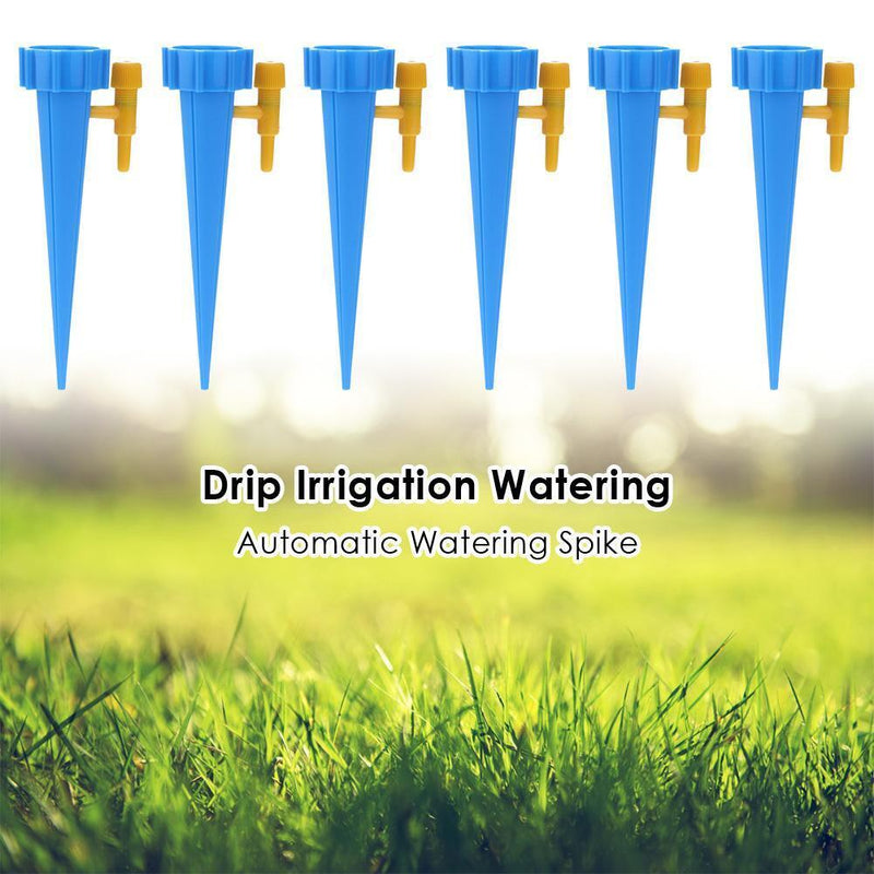Drip Irrigation System Automatic Watering Spike for Plants (12pcs Blue)