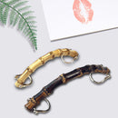 4 Pack Purse Clasp Frame 5.91 inch Bamboo DIY Bag Craft Purse Making Handle