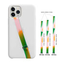 3pcs Phone Soft Band Phone Strap Loop Wristband Hand Holder (Pink-Green) Newly