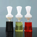 Kitchen Silicone Oil Bottle Barbecue Grill Brush Dispenser Baking Tools