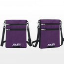 Waterproof Travel Shoulder Neck Bag Messenger Passport Holder (Purple) Newly