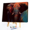 Colorful Elephant Oil Paint by Numbers Hand Painted Frameless Picture Home Decor