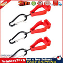 3pcs Glove Grabber Clamp Catcher Safety Working Clip Holder Hanger (Red) Newly