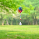 #A Crystal Sun Wind Chime Light Catcher Diamond Prisms Pendant Rainbow Hanging G