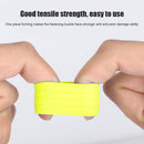 1 Pair Silicone Plug Bicycle Handlebar Buckle Sleeve Fixed Ring (Yellow)