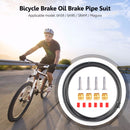 RISK Bike Hydraulic Disc Brake Pants MTB Bicycle Oil Tube Pipe Olive Insert Kit