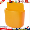 Wall Mounted Organizer Storage Box TV Remote Control Phone Holder (Yellow) Newly