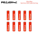 10pcs RISK Bicycle Cable End Cap Road Bike Shift Brake Wire Tip (Red 4mm) Newly
