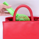 Folding Handheld Desktop Summer Cooling Fan for Travel Office Dorm (Green)