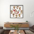 Full Embroidery Counted Elk Santa Claus 14CT DIY Needlework Sets Home Decor