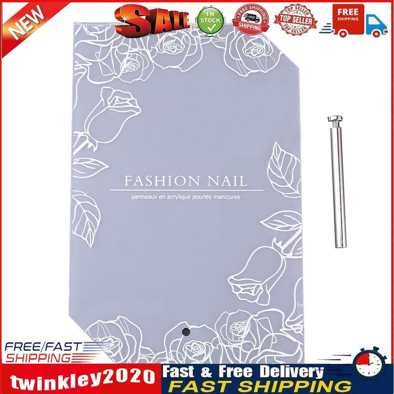 Acrylic Nail Art Display Board Frame DIY Transparent Manicure Frame (01) Newly