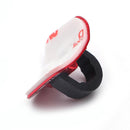 5pcs Bike Brake Cable Guide Clips Aluminium Alloy C Buckles Clamp (Red) Newly