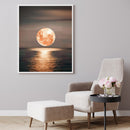 Full Moon at Sea Oil Paint By Numbers Kit Frameless Drawing Picture Wall De