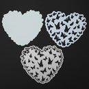 Heart DIY Cutting Dies Stencils Scrapbook Embossing Album Card Gifts (2pcs)