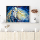 5D Rhinestone Pictures DIY Flowing Horse Full Round Drill Diamond Painting Kit