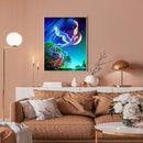 5D Diamond Painting Kit Animal Full Round Drill DIY Mosaic Wall Art Crafts Se