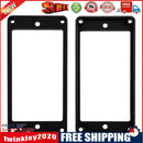 2pcs/set Flat Bottom Humbucker Pickup Frames for Electric Guitar (Black)