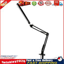 LED Folding Long Arm Eye Protection Reading Study Desk Light (12W Black) Newly