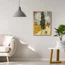 DIY Painting By Number Picture Hand Painted Treetop Drawing Wall Craft for Fun