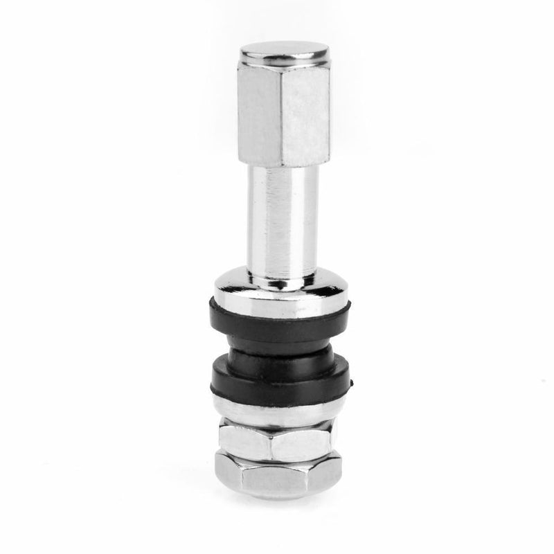 10pcs Universal Bolt-in Tubeless Wheel Tire Valve Stems with Dust Caps Newly