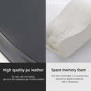 PU Leather Memory Foam Car Console Armrest Cushion Auto Accessories (Black)