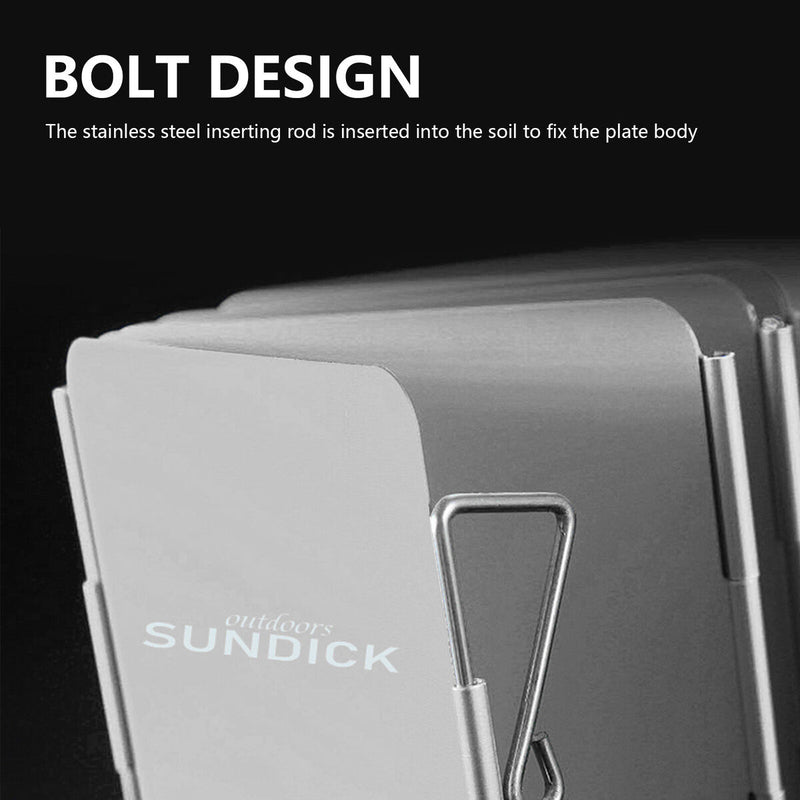 Foldable Stove Windshield Portable Camping Stove Outdoor Gas Cooker Windbreak