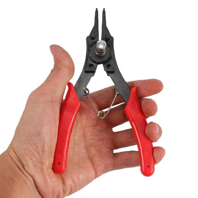 4 In 1 Circlip Plier Set Combination Snap Ring Plier Retaining Clip Pliers Q5U5