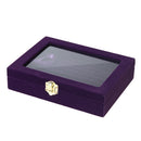 Lint Containing Jewelry Box Styrofoam Box Pack Small (Purple)