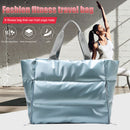 Dry-Wet Separation Yoga Handbag Large Capacity Multifunctional Bag (Blue)
