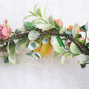 Daisy Flower Rose Crown Floral Wreath Headband Colorful Flower Bridal H2I3