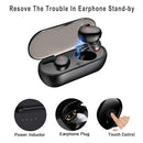 Y30 Stereo BT5.0 TWS Wireless Earphones Sports Music Touch Bluetooth Earbuds