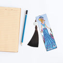 2pcs DIY Diamond Painting Leather Bookmark Lady Special-shaped Drill Book Mar